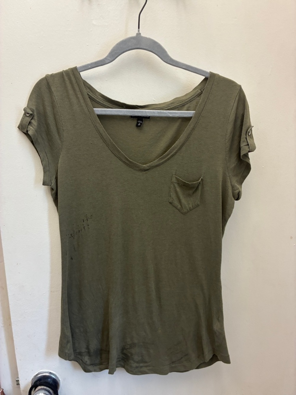 Express Olive colored t shirt - Picture 15 of 16